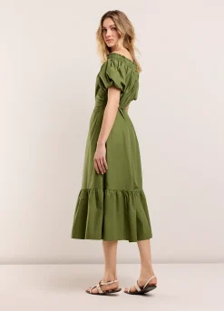 Sale Off shoulder jurk Basics|Kleider