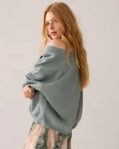 Fashion Off-shoulder sweatshirt Pullover & Westen