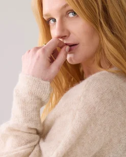 Discount Oversized cardigan in alpaca blend Pullover & Westen