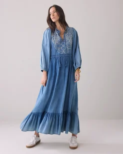 Fashion Oversized denim dress Kleider