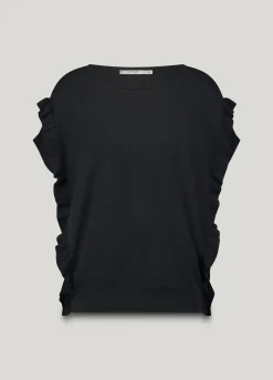 Outlet Oversized top with flounces Oberteile & T-shirts