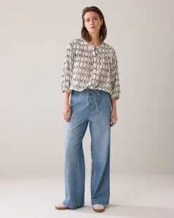 Best Palazzo trousers linen-blend Jeans|Hosen & Jumpsuits