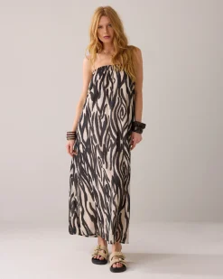 Fashion Print maxi-dress Kleider