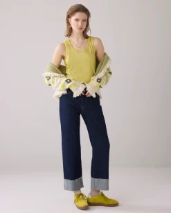 Discount Ribbed tank top Oberteile & T-shirts