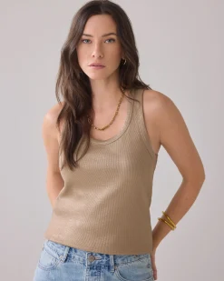 Online Ribbed tank top Basics