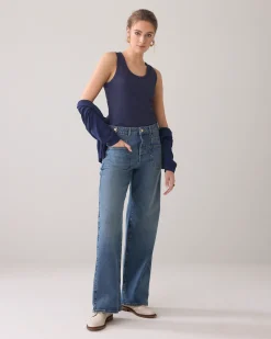 Discount Ribbed tank top Oberteile & T-shirts