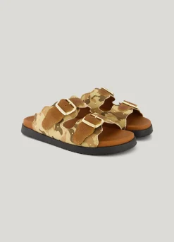 Hot Sandal with camouflage print Schuhe
