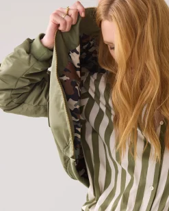 Outlet Shiny bomber jacket Jacken|Blazer & Jacken