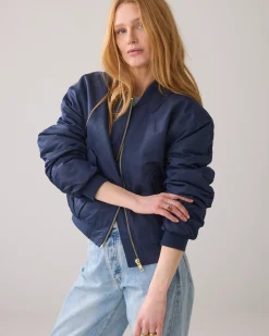 Sale Shiny bomber jacket Jacken