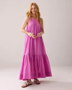 Online Shiny halter dress Kleider