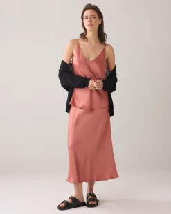 Clearance Shiny singlet with spaghetti straps Oberteile & T-shirts