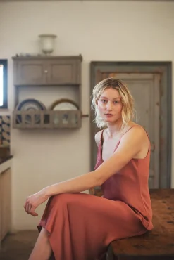 Clearance Shiny singlet with spaghetti straps Oberteile & T-shirts