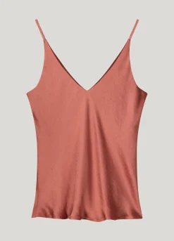 Clearance Shiny singlet with spaghetti straps Oberteile & T-shirts
