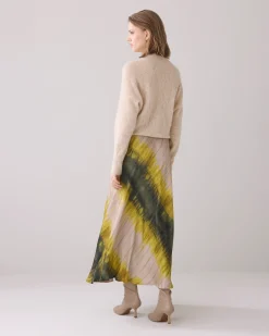 Outlet Shiny skirt made of Ecovero fabric Röcke