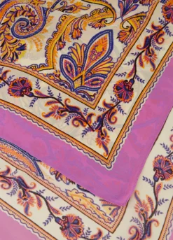 Online Shiny square scarf Zubehör