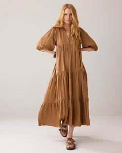 Online Shiny striped dress Kleider