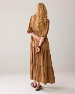 Online Shiny striped dress Kleider