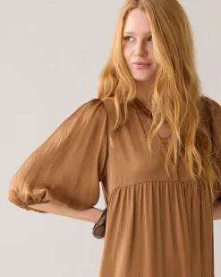 Online Shiny striped dress Kleider