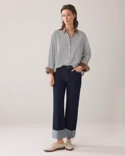 Hot Shirt blouse in mix of prints Blusen