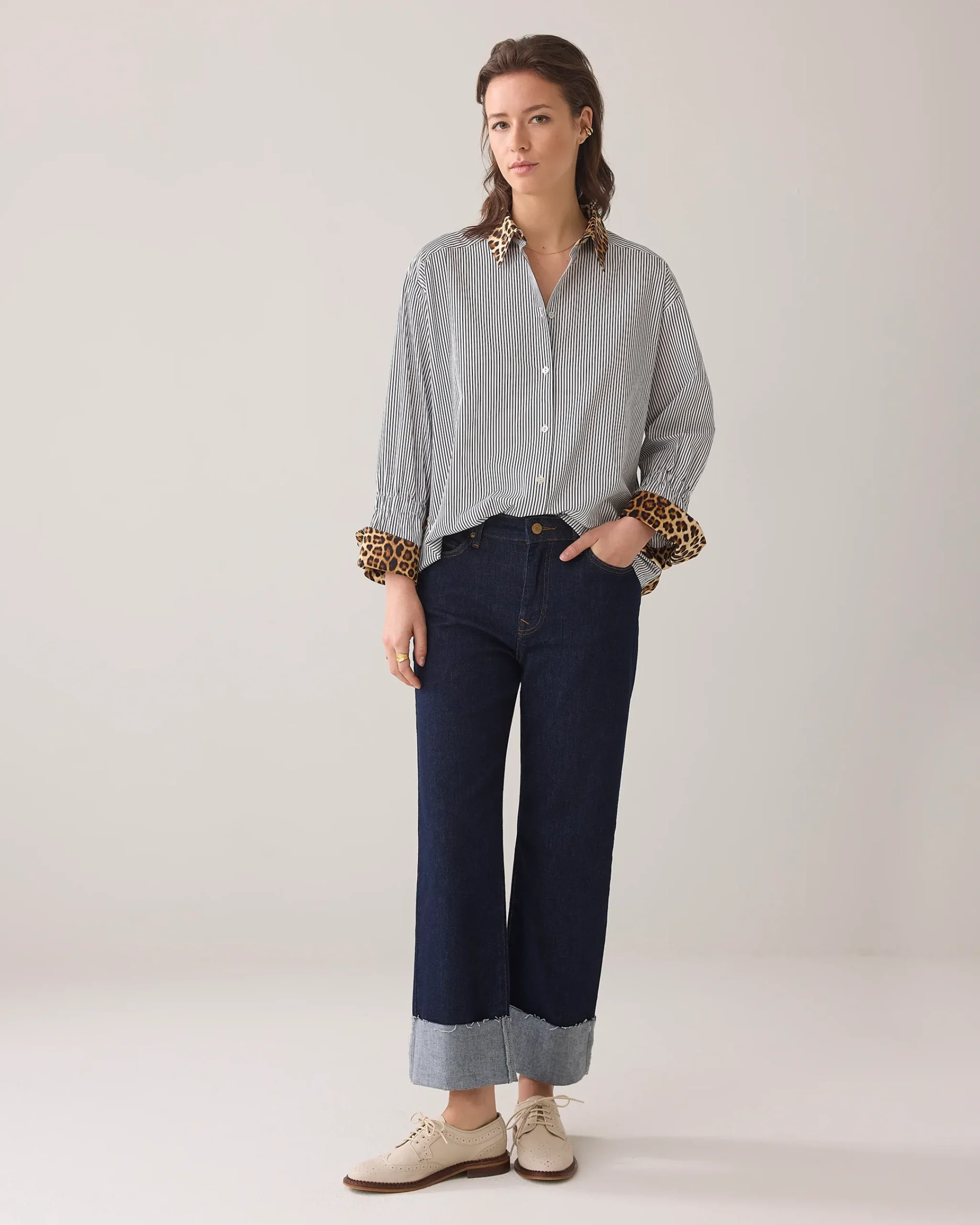 Hot Shirt blouse in mix of prints Blusen