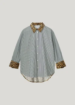 Hot Shirt blouse in mix of prints Blusen