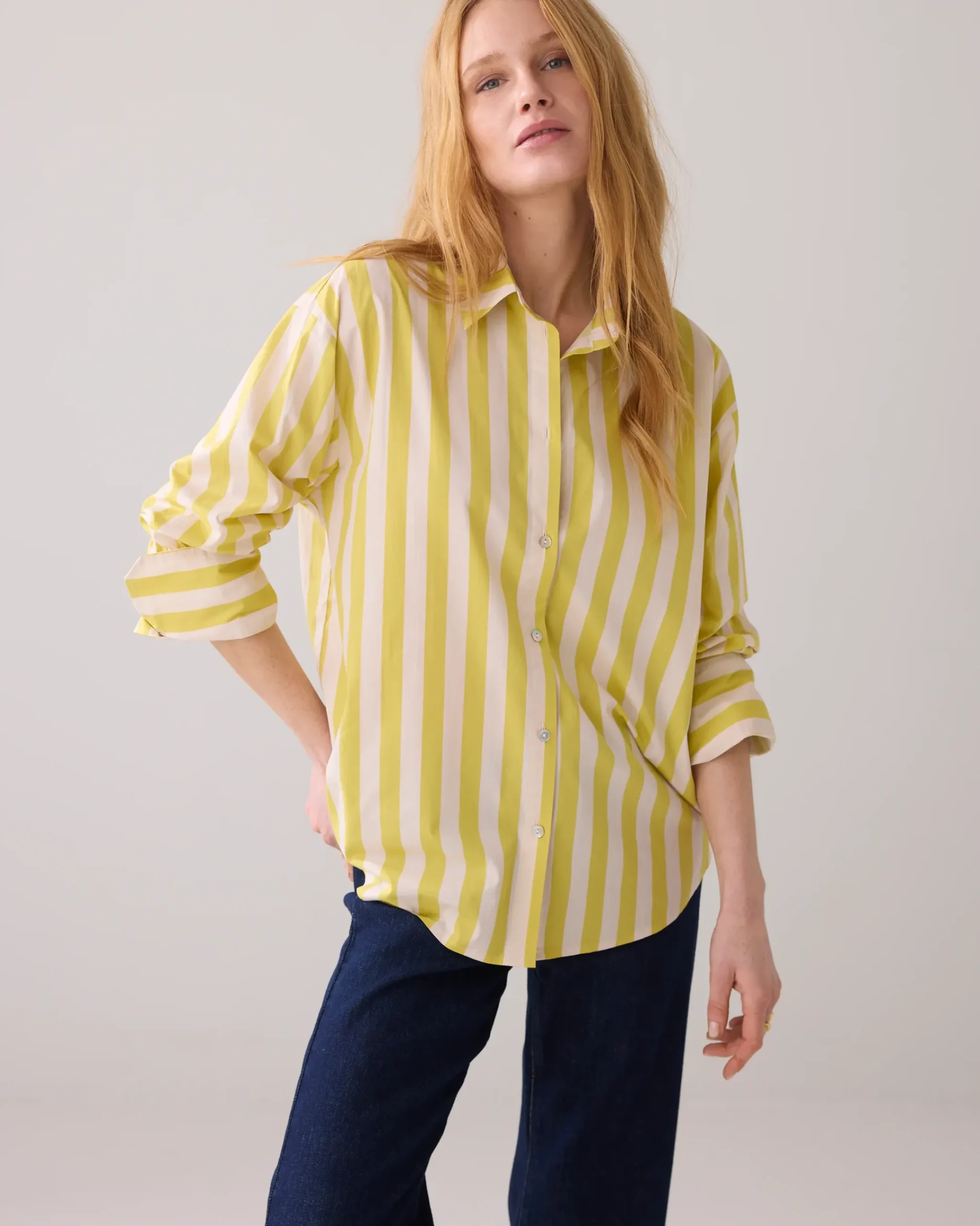 Clearance Shirt blouse with stripe print Blusen
