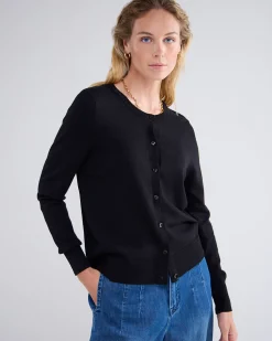 New Short cardigan with buttons Basics