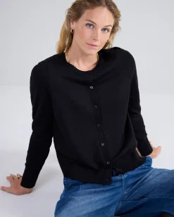 New Short cardigan with buttons Basics