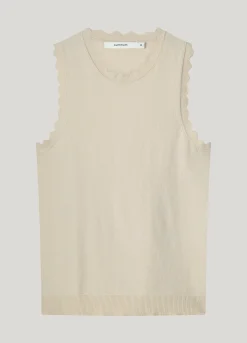 Clearance Singlet with scalloped details Oberteile & T-shirts