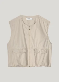 Sale Sleeveless bomber jacket crispy cotton Blazer & Jacken