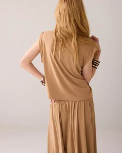 Hot Sleeveless scuba top Oberteile & T-shirts