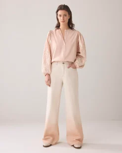 Online Soft denim with wide leg Hosen & Jumpsuits
