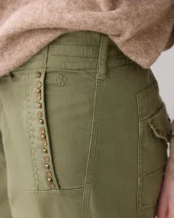 Online Soft trousers with studs Hosen & Jumpsuits