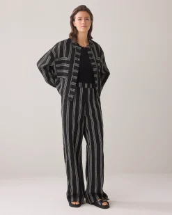 Best Straight leg trousers 100% linen Hosen & Jumpsuits