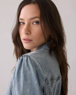 Hot Stretch denim jacket Blazer & Jacken