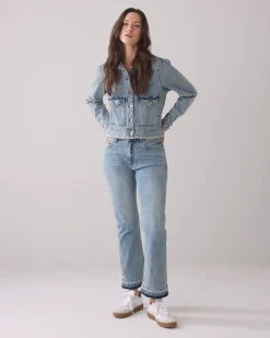 Hot Stretch denim jacket Blazer & Jacken