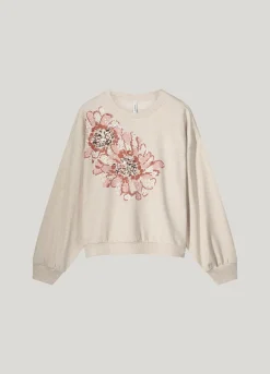 Discount Sweatshirt with floral artwork Pullover & Westen