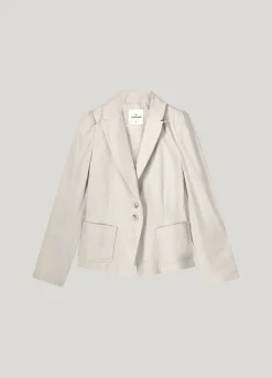 Outlet Tailored blazer in a linen blend Blazer & Jacken