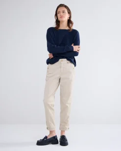 Discount Tapered fit broek twill Basics