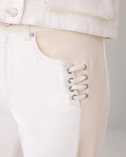 Sale Tapered jeans with contrast wash Jeans|Hosen & Jumpsuits