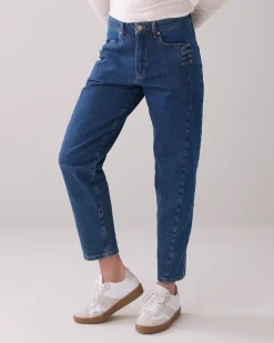 Discount Tapered jeans with contrast wash Jeans|Hosen & Jumpsuits