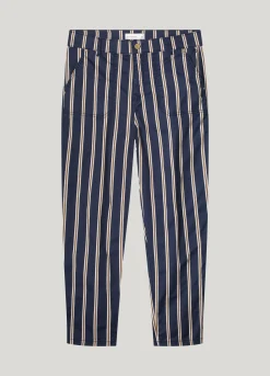 Clearance Tapered striped trousers Hosen & Jumpsuits
