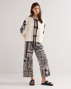 Best 7/8th length two-tone trousers Hosen & Jumpsuits