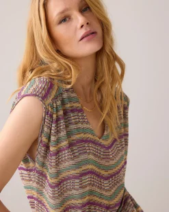 Fashion Top in Italian jaquard fabric Oberteile & T-shirts