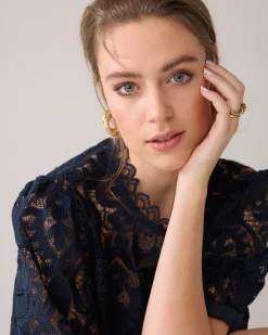 Discount Top in lace fabric Oberteile & T-shirts