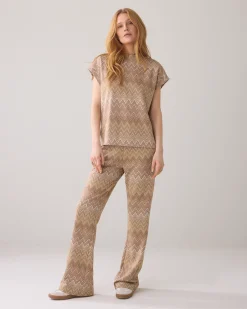 Clearance Top in zigzag jacquard Oberteile & T-shirts