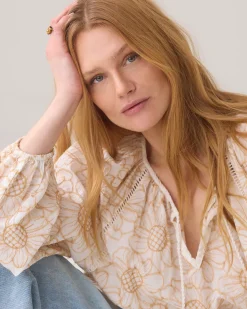 Fashion Top with floral pattern Oberteile & T-shirts