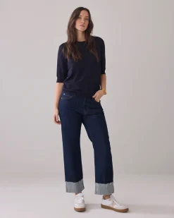Online Top with puffed sleeves Basics|Oberteile & T-shirts