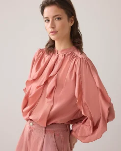 Hot Top with ruffles Blusen