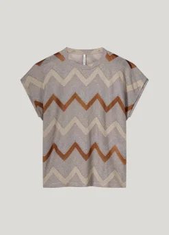 Sale Top with zigzag pattern Oberteile & T-shirts